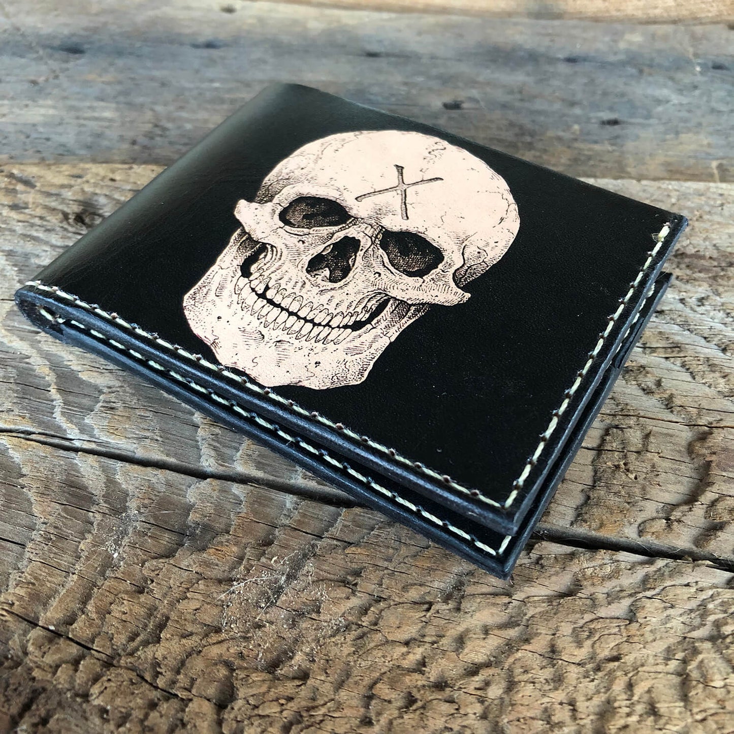 Skull Leather Wallet