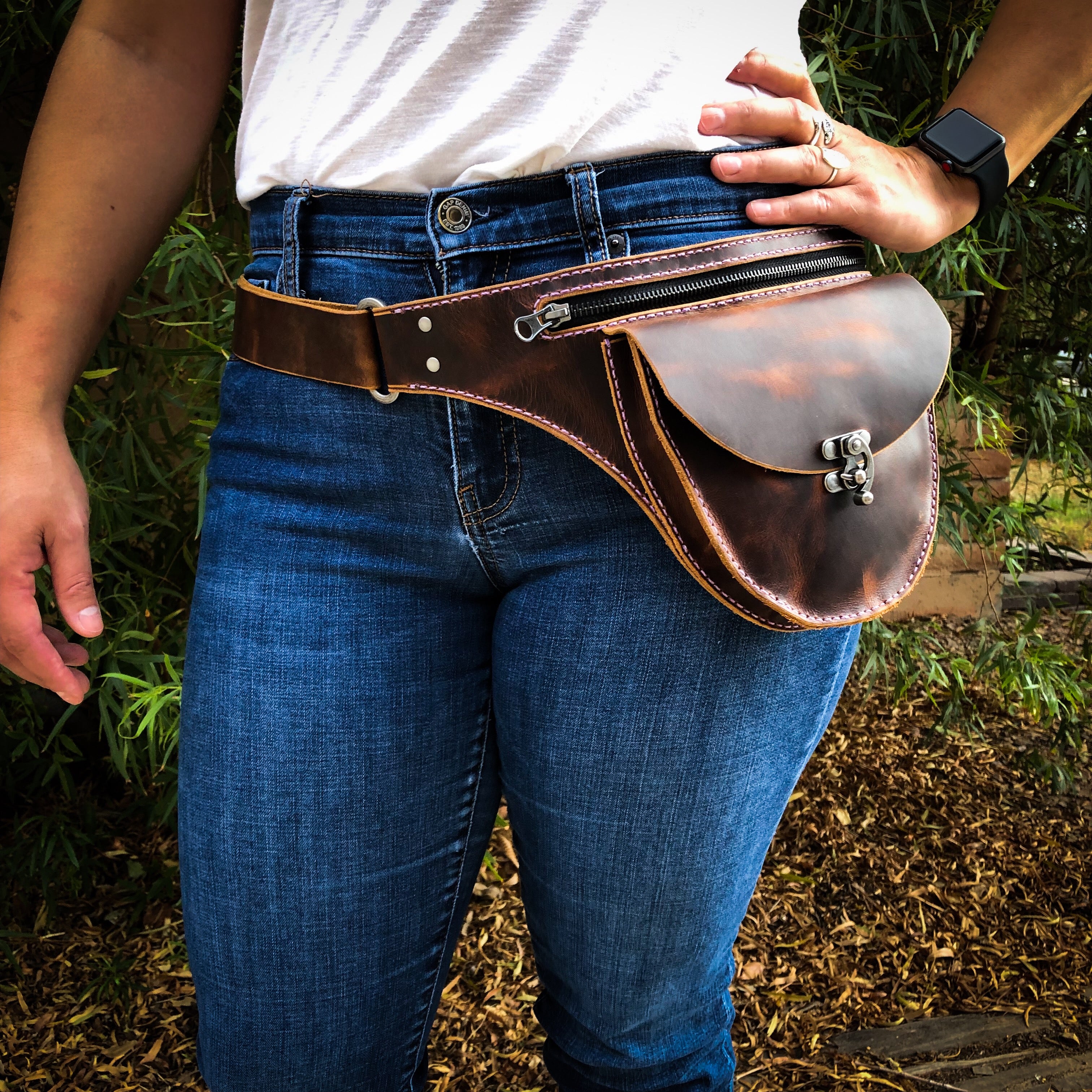 At Hand Leather Hip Bag