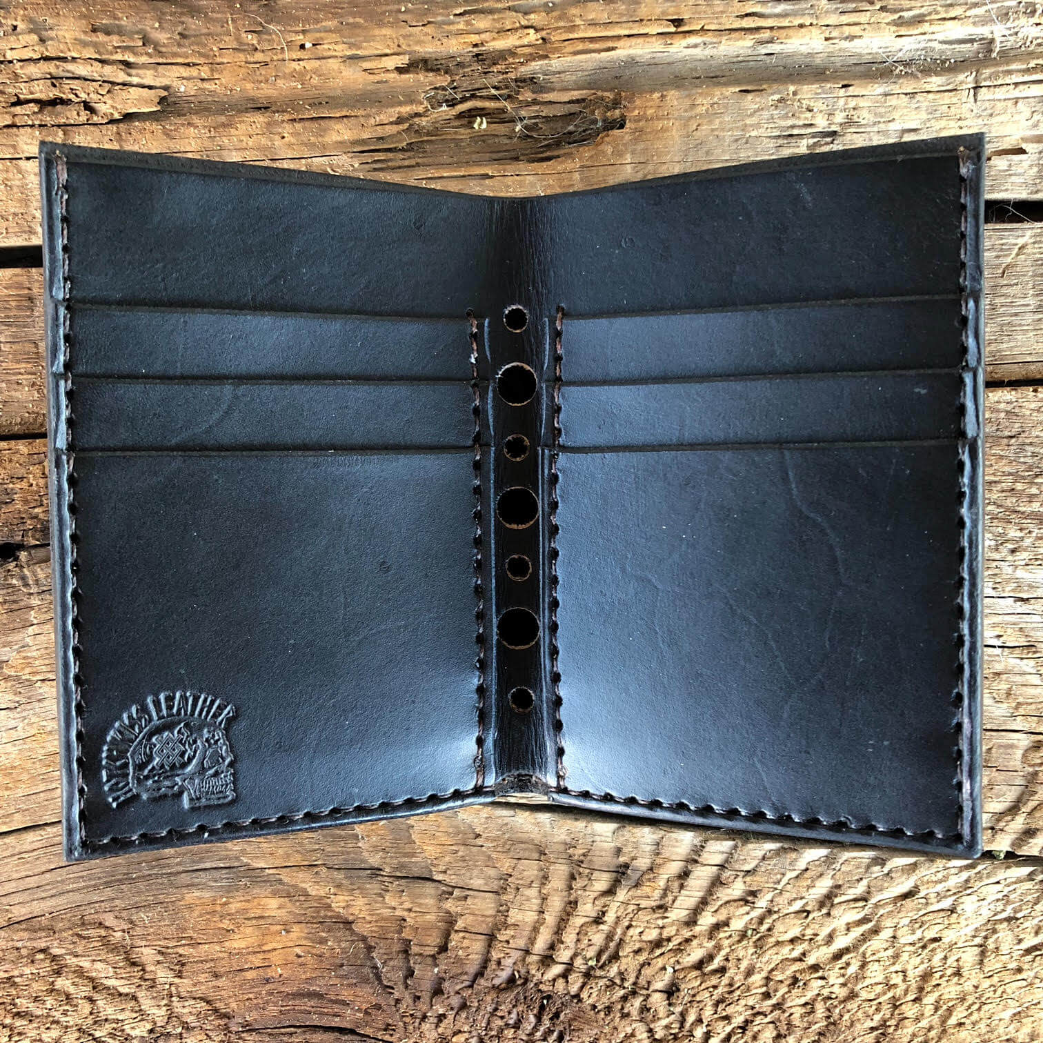 Subjugation - Custom Leather Monster Wallet | Hotchkiss Leather