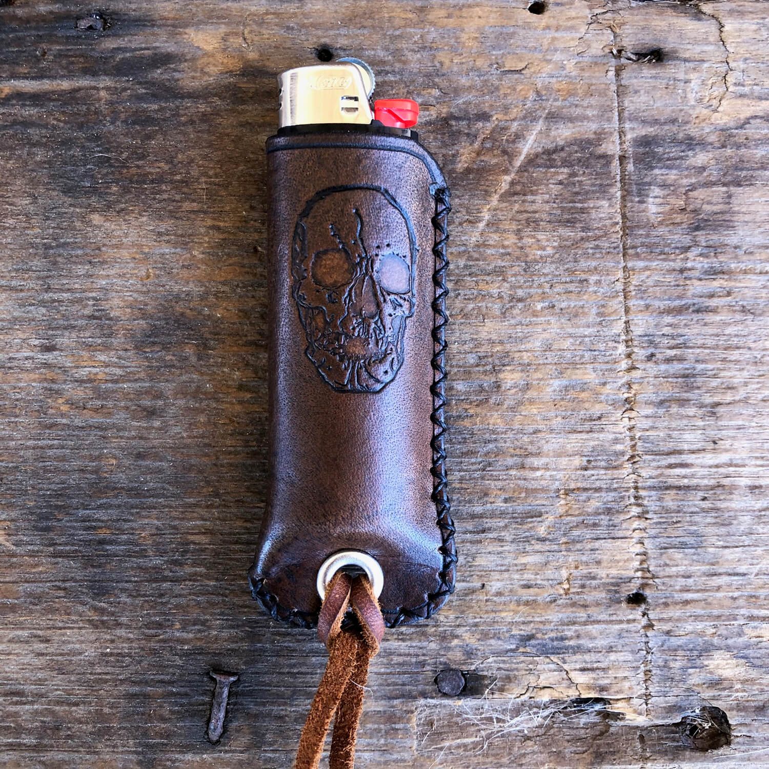 Skull Lighter Case/ Lighter Sleeve/skull Lighter/handmade 