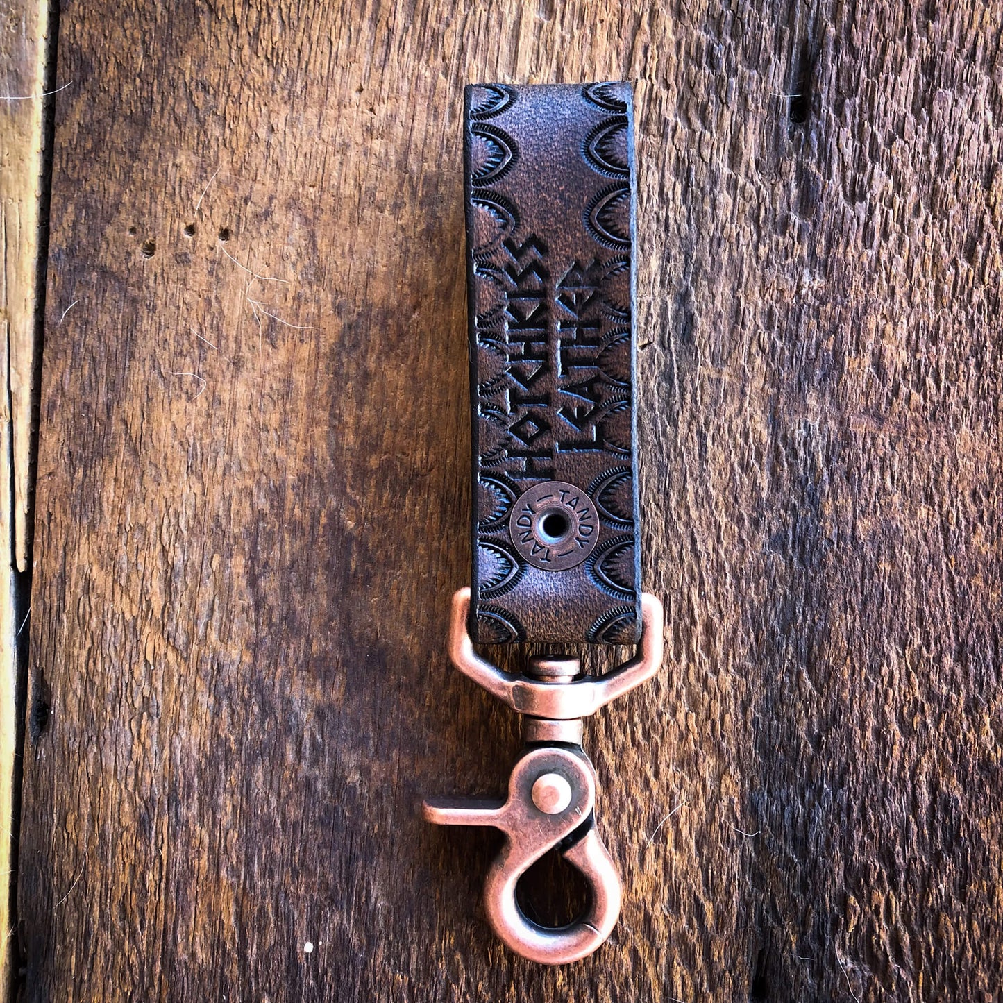 Leather Keychain Strap